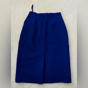 Elegant Navy Blue Women's Skirt